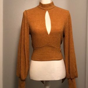 FOREVER 21 PEASANT BLOUSE